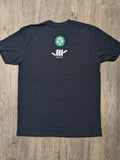 Fine Jersey Fitted "Lau Lau" Collab Tee (Charcoal) - VH07V