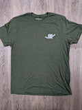 Fine Crew "Uroko" Tee (Military Green) - VH07V