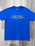 Adult "Stacked" Tee (Royal Blue) - ALL SALES FINAL