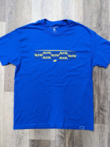 Adult "Stacked" Tee (Royal Blue)