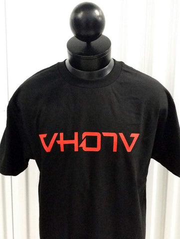 Adult Logo Tee (Black/Red) - VH07V