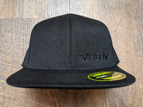 Fitted: Small Logo Hat (Black/Black)