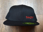 Fitted: Small Logo Hat (Black/Red) - VH07V