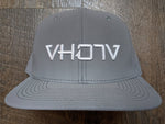 Snapback: Reflective Gray/White 3D Puff logo - VH07V