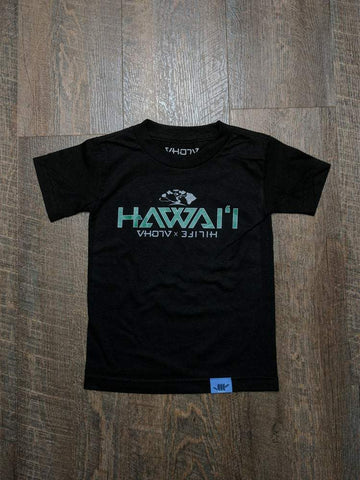 Keiki "Hawaii" HiLife Collab Tee (Black) - VH07V