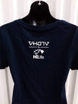 Ladies "HiLife" Collab Crew Tee (Navy) - VH07V