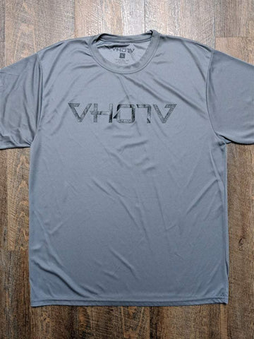 Adult Moisture Wicking T-shirt (Graphite/Black) - VH07V