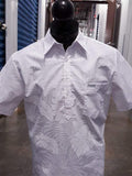 All White Floral - Pocket Aloha Shirt - VH07V