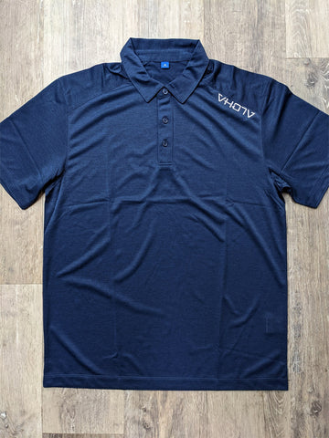 Adult Moisture Wicking Performance Polo (Navy Blue)