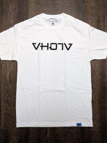 Adult Logo Tee (White/Black) - VH07V